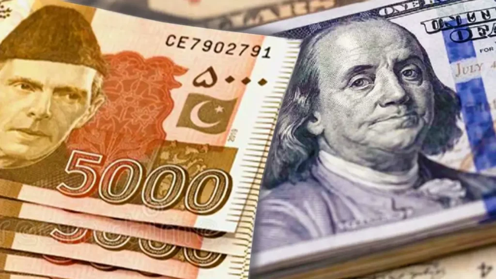 US dollar falls against Pakistani rupee