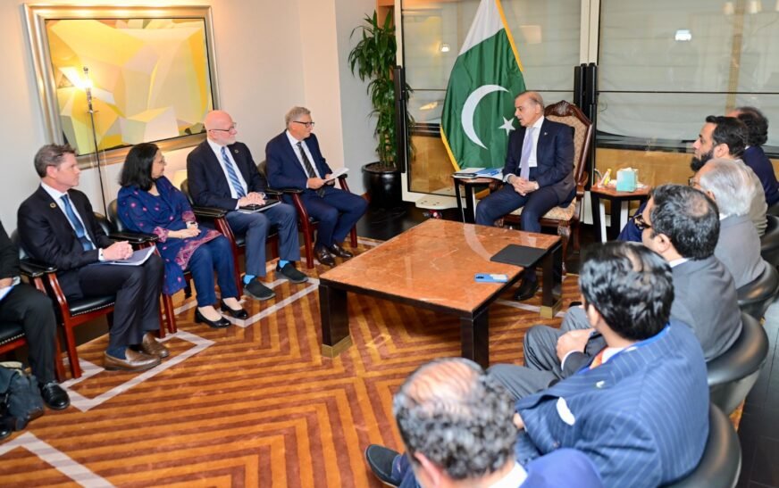 Bill Gates meets PM Shehbaz on the sideline of 80th Session of UN General Assembly