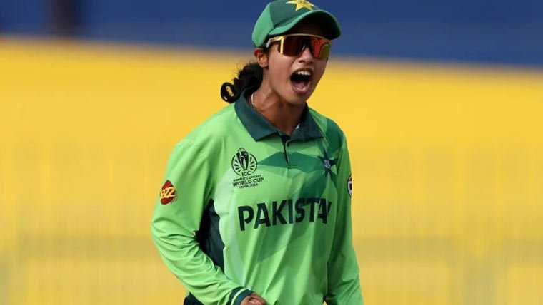 Spinner Nuzhat Sadhu sets record for Pakistan in women’s World Cup