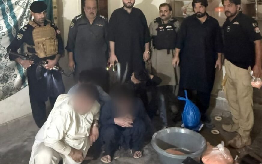 Excise Intelligence and Police bust major drug factory in Peshawar