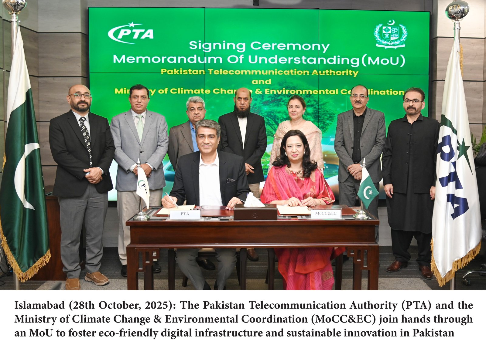 PTA and Ministry of Climate Change join hands to advance green ICT and sustainable digital growth