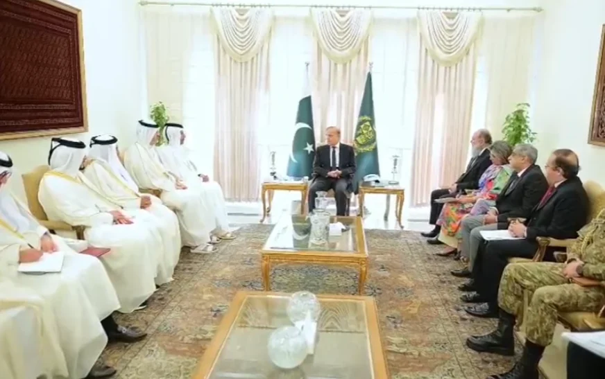 PM Shehbaz Sharif meets Qatar Commerce Minister declares Qatar Pakistan’s key partner