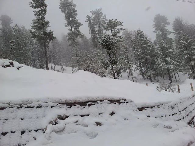 Tirah valley wears a white blanket as first snowfall hits Khyber