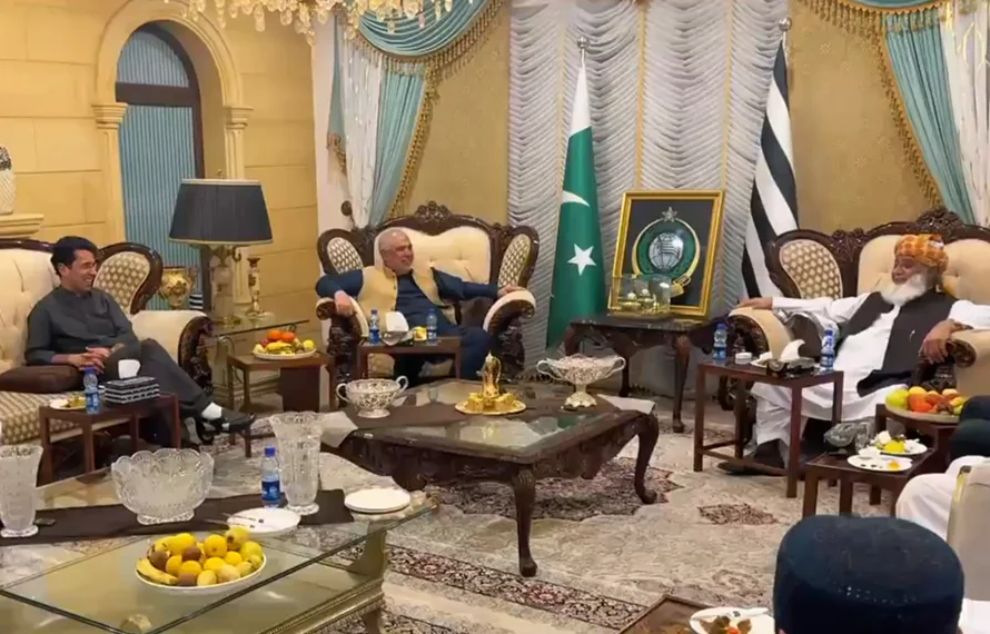 JUI-F backs PTI nominee Mahmood Khan for NA opposition leader