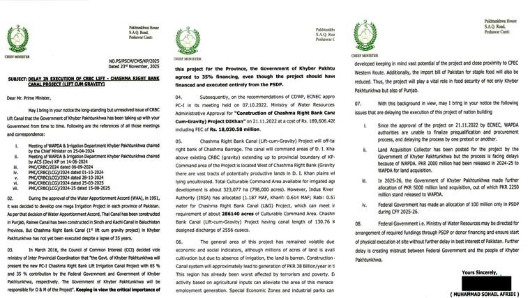 Chashma Right Bank Canal Project