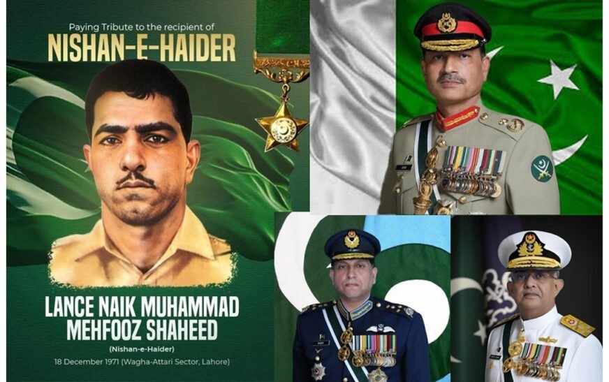 Armed forces pay tribute to Muhammad Mehfooz Shaheed on his martyrdom anniversary