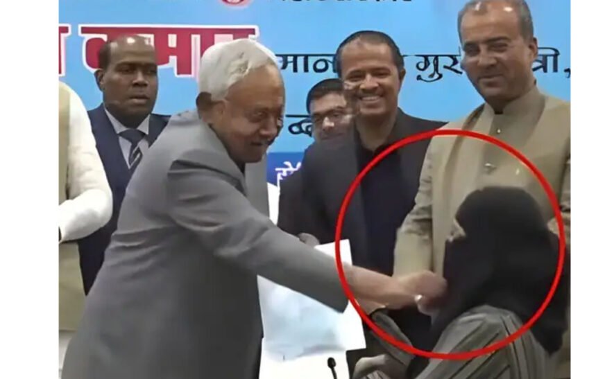 Bihar CM's attempt to remove Muslim doctor's hijab triggers outrage