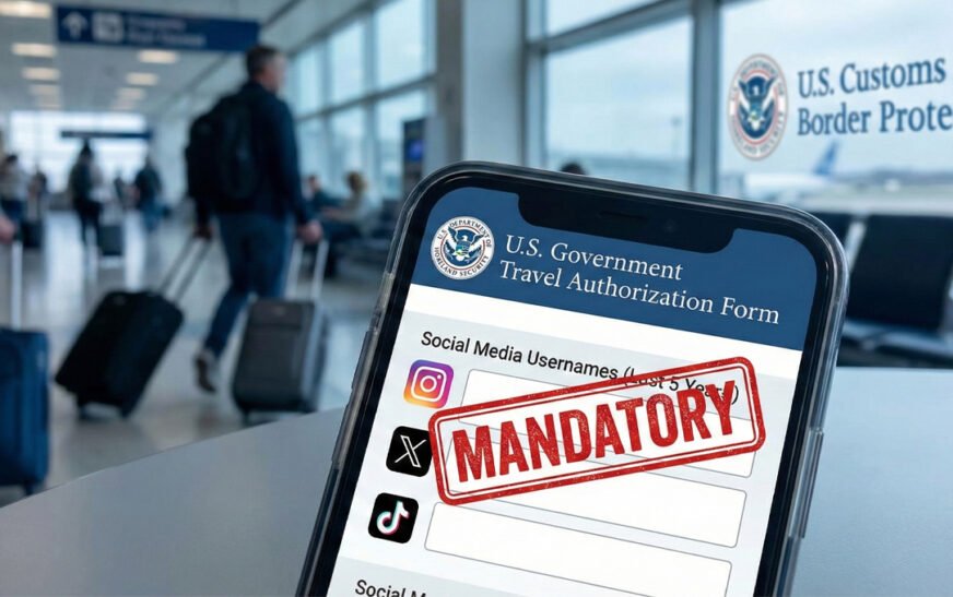 US requires tourists to provide five-year social media history for entry