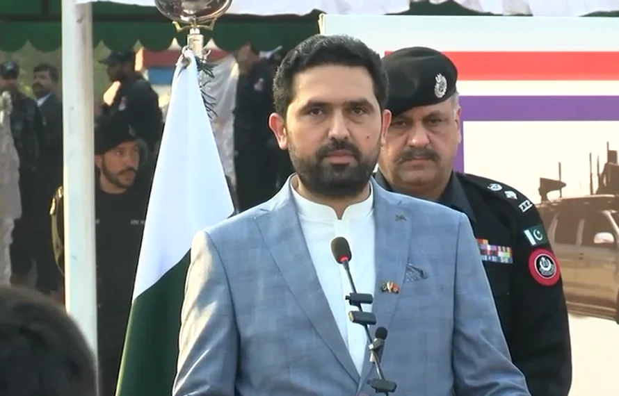 KP CM Sohail Afridi reached Mansehra to address a public gathering