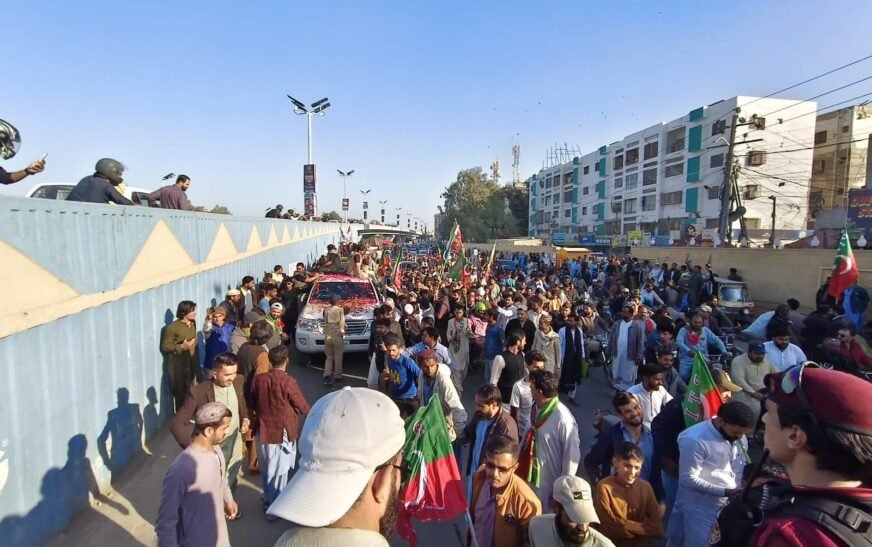 PTI rally in Karachi