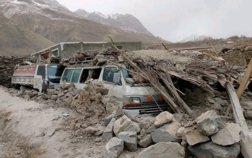 Earthquake devastates Chapursan in GB, dozens of houses destroyed