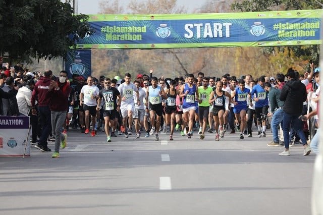 Global participation in Islamabad marathon as runners from 30 countries join