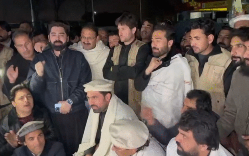 PTI leadership refuses to leave Adiala gates until demands met