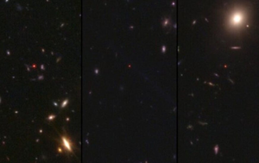 Scientists unveil cosmic mystery: Red marks in space linked to black holes