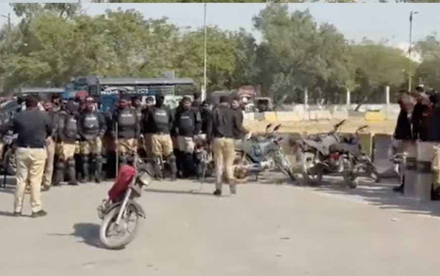 rally at Bagh Jannah