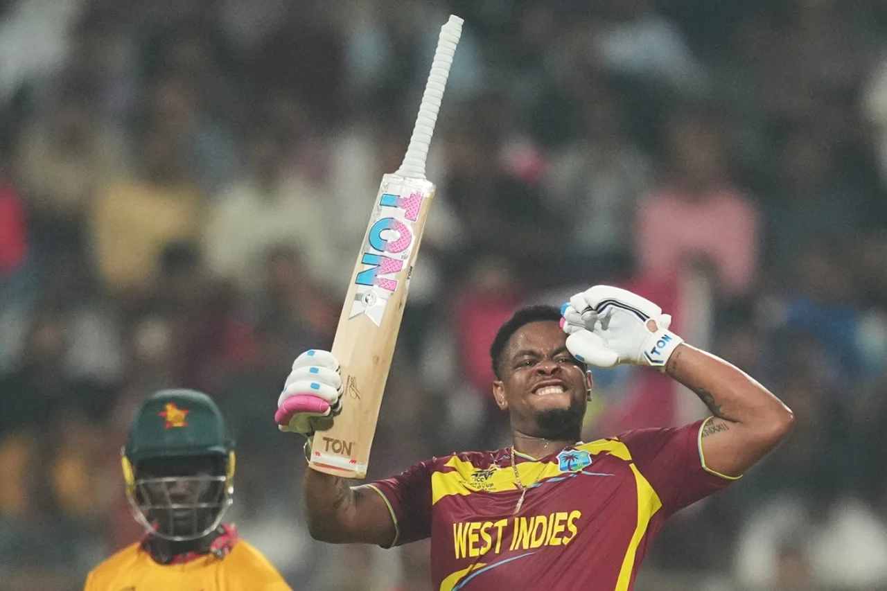 West Indies thrash Zimbabwe by 107 runs in T20 World Cup super eight