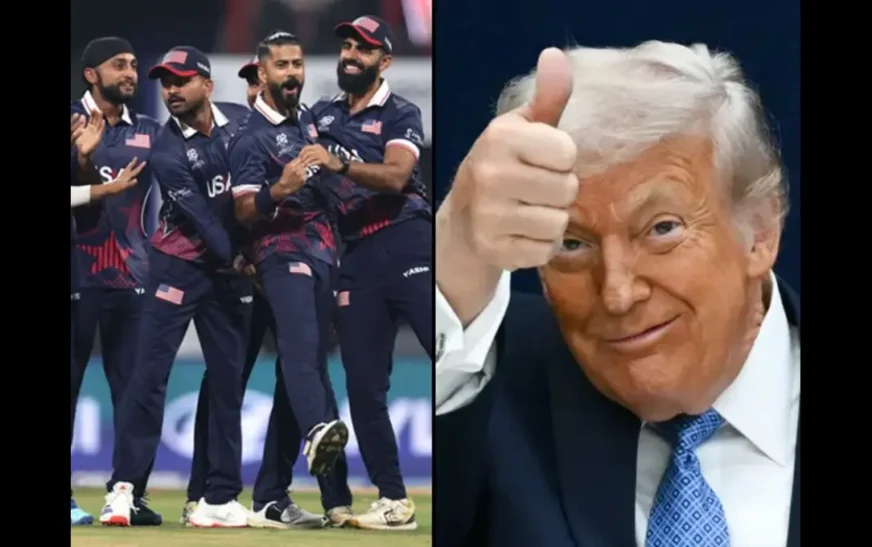 US President Donald Trump has publicly expressed his support for the American cricket team participating in the T20 World Cup in India.