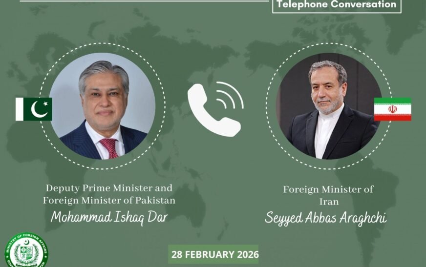 DPM Ishaq Dar receives call from Iran’s FM, discusses regional tensions