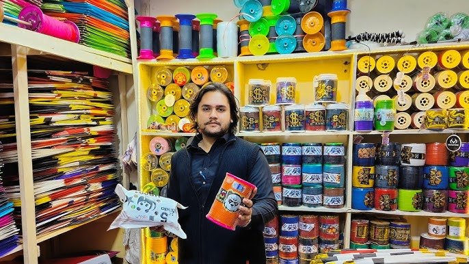 Demand for kite cotton string increases in KP as price goes up in Punjab