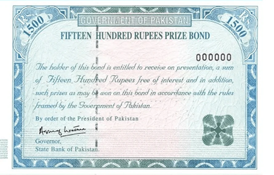 Date announced for draw of Rs 1500 Prize Bonds