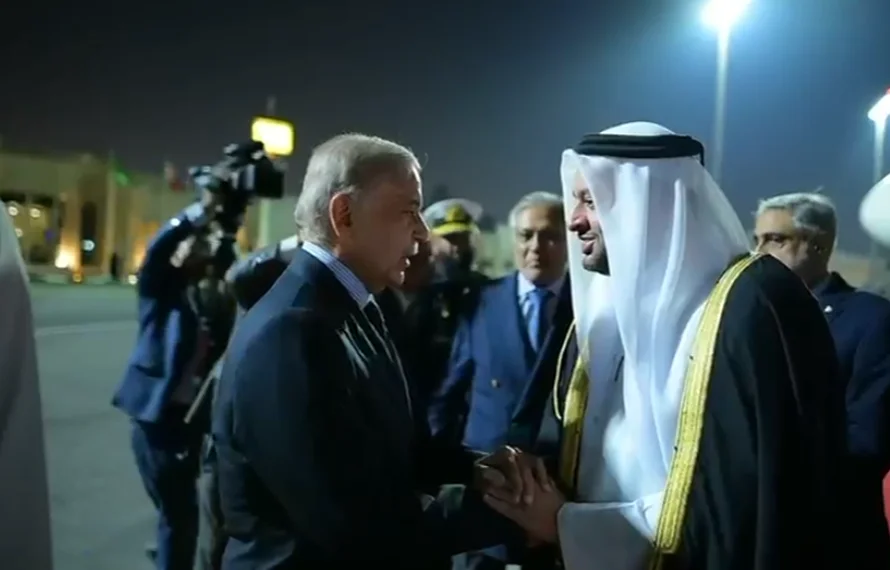 PM Shehbaz Sharif lands in Qatar for two-day official trip