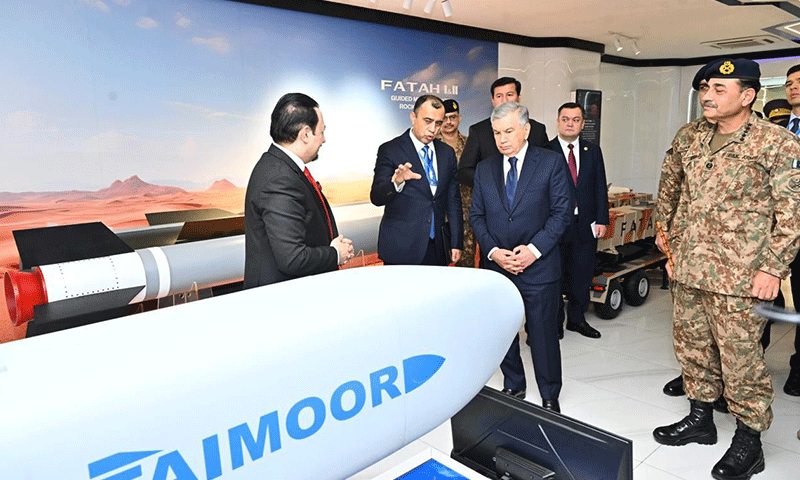 Uzbek President visits Pakistani defence industrial centre, vows to strengthen defence ties