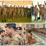 Field Marshal Syed Asim Munir, visited Kurram to spend Eid-ul-Fitr with the troops and officers. The Field Marshal offered Eid prayers/