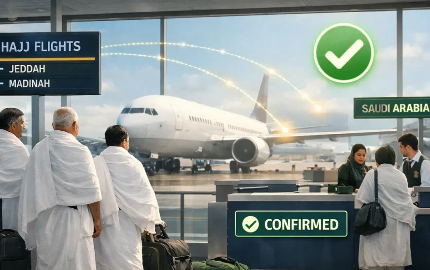 Hajj flight schedule for 2026