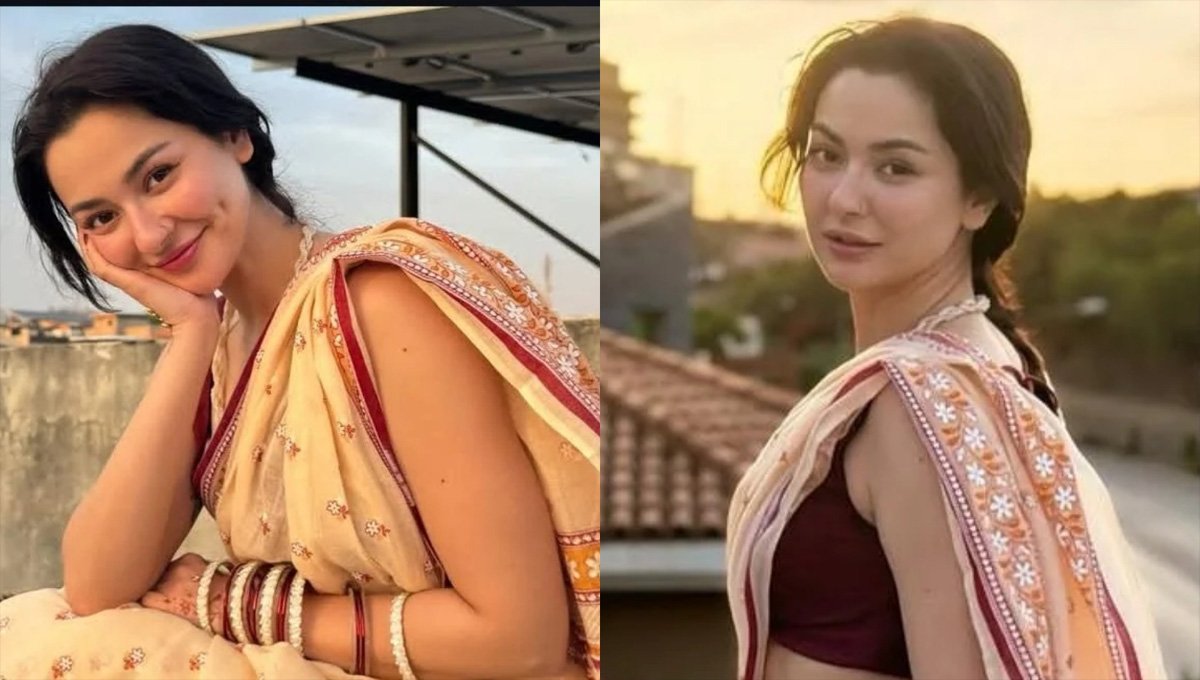 Hania Aamir’s bold saree photos spark mixed reactions on social media