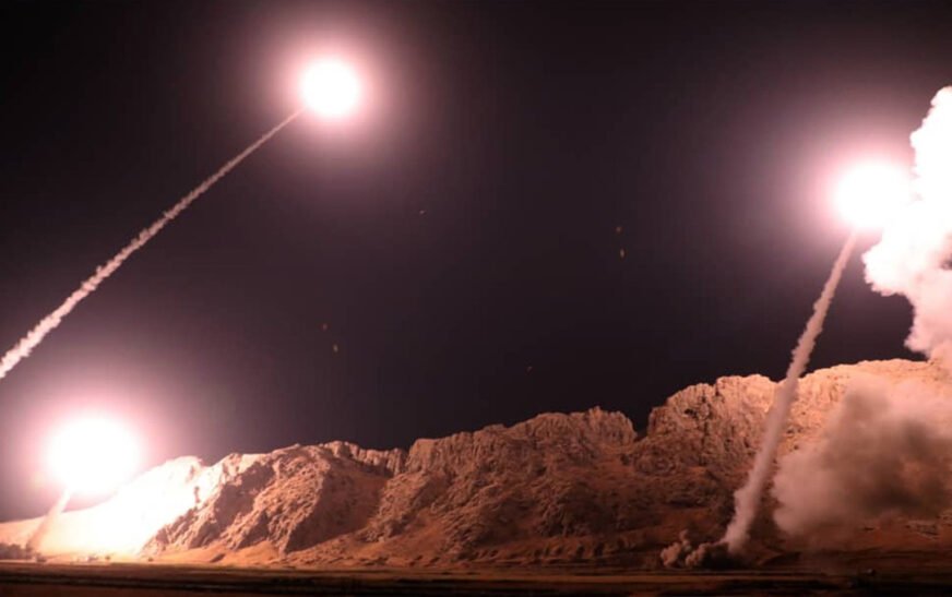 How many missiles has Iran fired at Gulf countries so far?