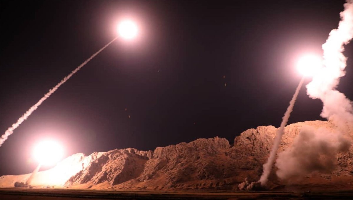 How many missiles has Iran fired at Gulf countries so far?