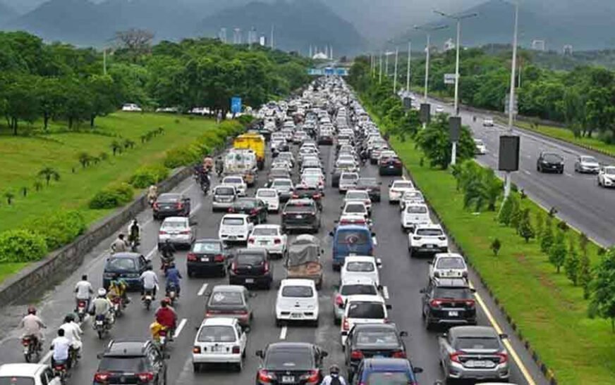 A traffic diversion plan has been issued for the areas surrounding G-6/2 Imam Bargah due to the Al-Quds Day rally.