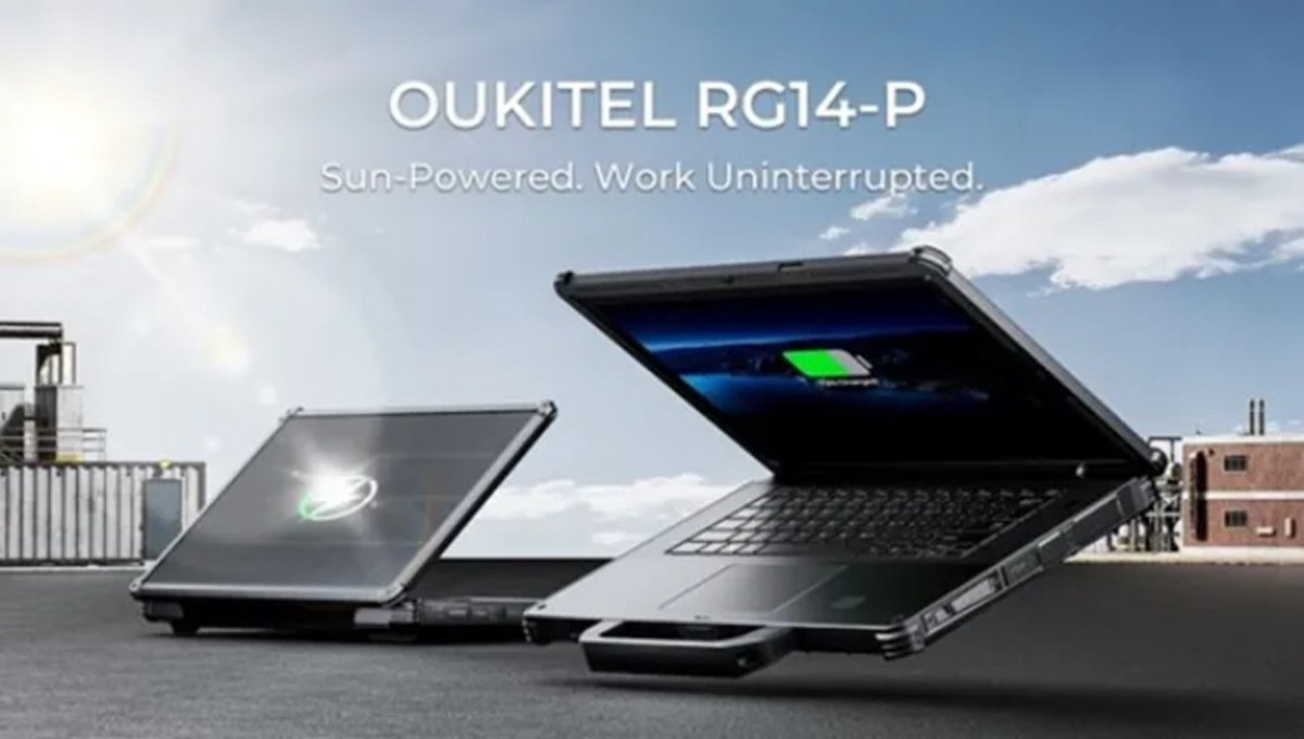 OkiTel unveils solar-powered laptop that can survive underwater