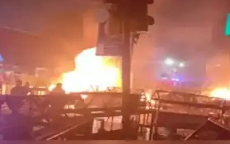 PAF has launched a major strike on the Kandahar Corps Headquarters in southern Afghanistan, causing widespread explosions in the area.