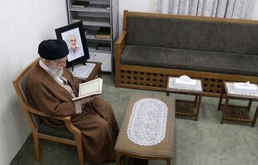 Ayatollah Khamenei’s last photo before moments of his assassination