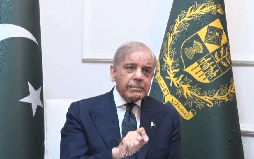 PM Shehbaz address
