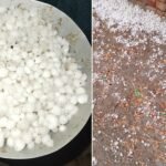 Rain and hailstorm in Kp