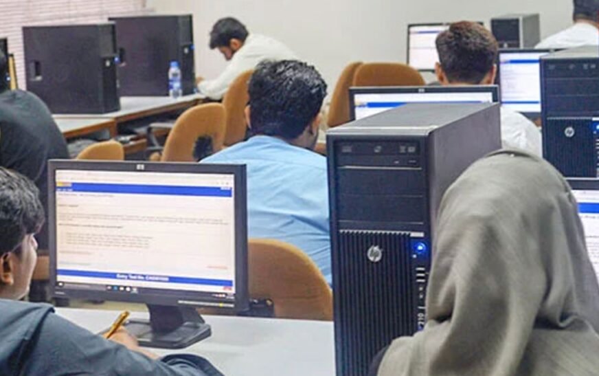 ETEA qualified candidates protested against police department