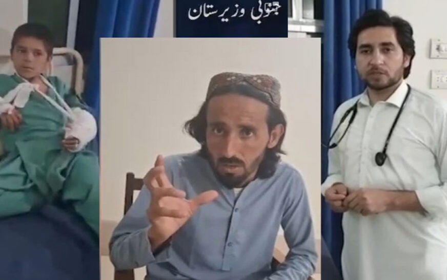 A mortar shell fired from Afghanistan struck civilian homes in the border region adjacent to Angoor Adda, South Waziristan, injuring five family members, including three children. The shell hit the home of Karim Khan and Rahmatullah, causing significant damage and leaving the family in shock.