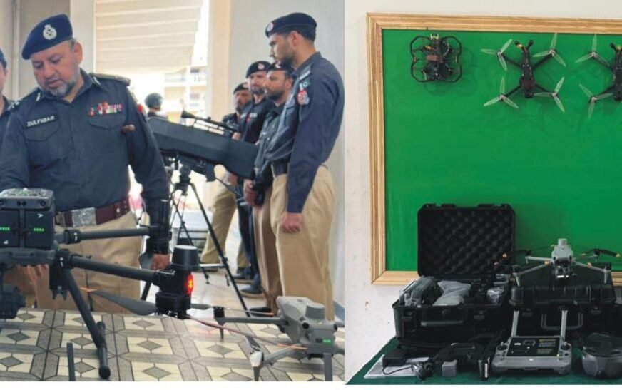 KP police establishes advanced drone school, mechanical workshop