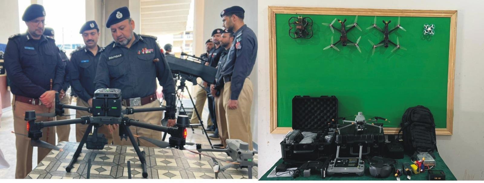 KP police establishes advanced drone school, mechanical workshop
