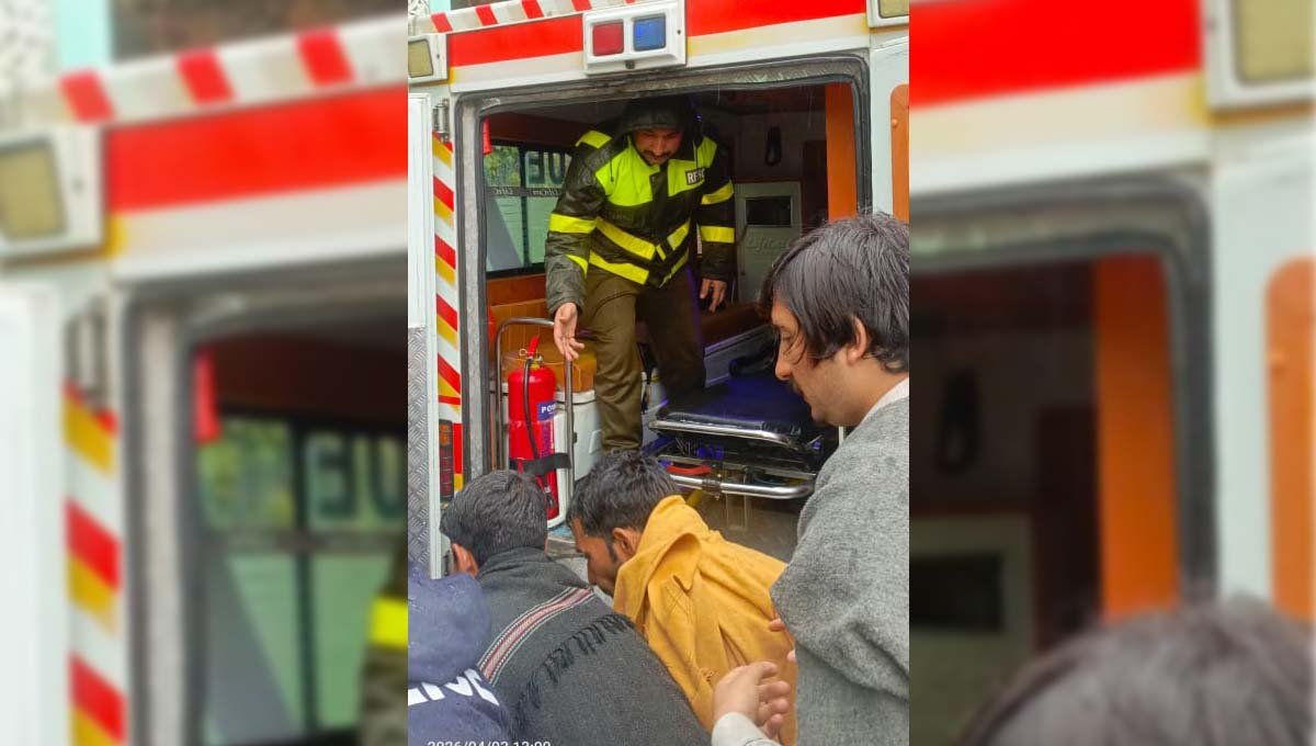 Six injured in road accident in Shangla: Rescue 1122