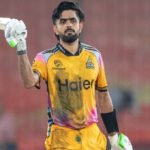 Peshawar Zalmi captain and star batsman Babar Azam set a record by batting brilliantly against Islamabad United in the Pakistan Super League (PSL) XI qualifier.