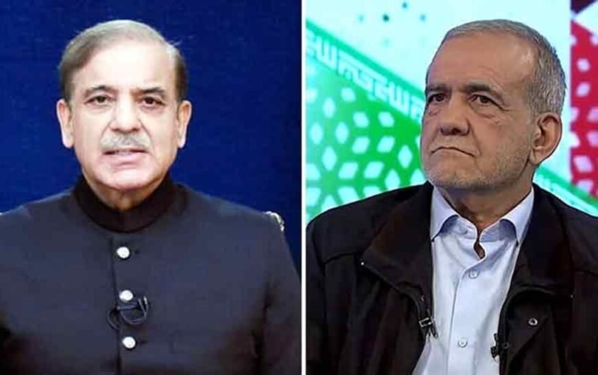 Iranian President Masoud Pezeshkian held a 50-minute telephone conversation with Shehbaz Sharif, during which he expressed appreciation for Pakistan’s leadership role in regional peace initiatives, according to an official statement issued by the Prime Minister’s Office.