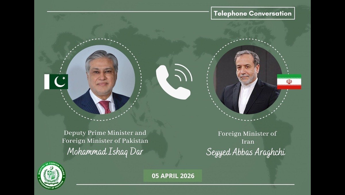 Ishaq Dar, Abbas Araghchi discuss regional situation in phone call