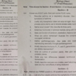 Biology paper leaked