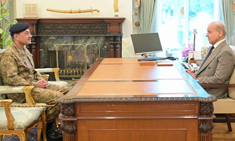 Shehbaz Sharif and Asim Munir