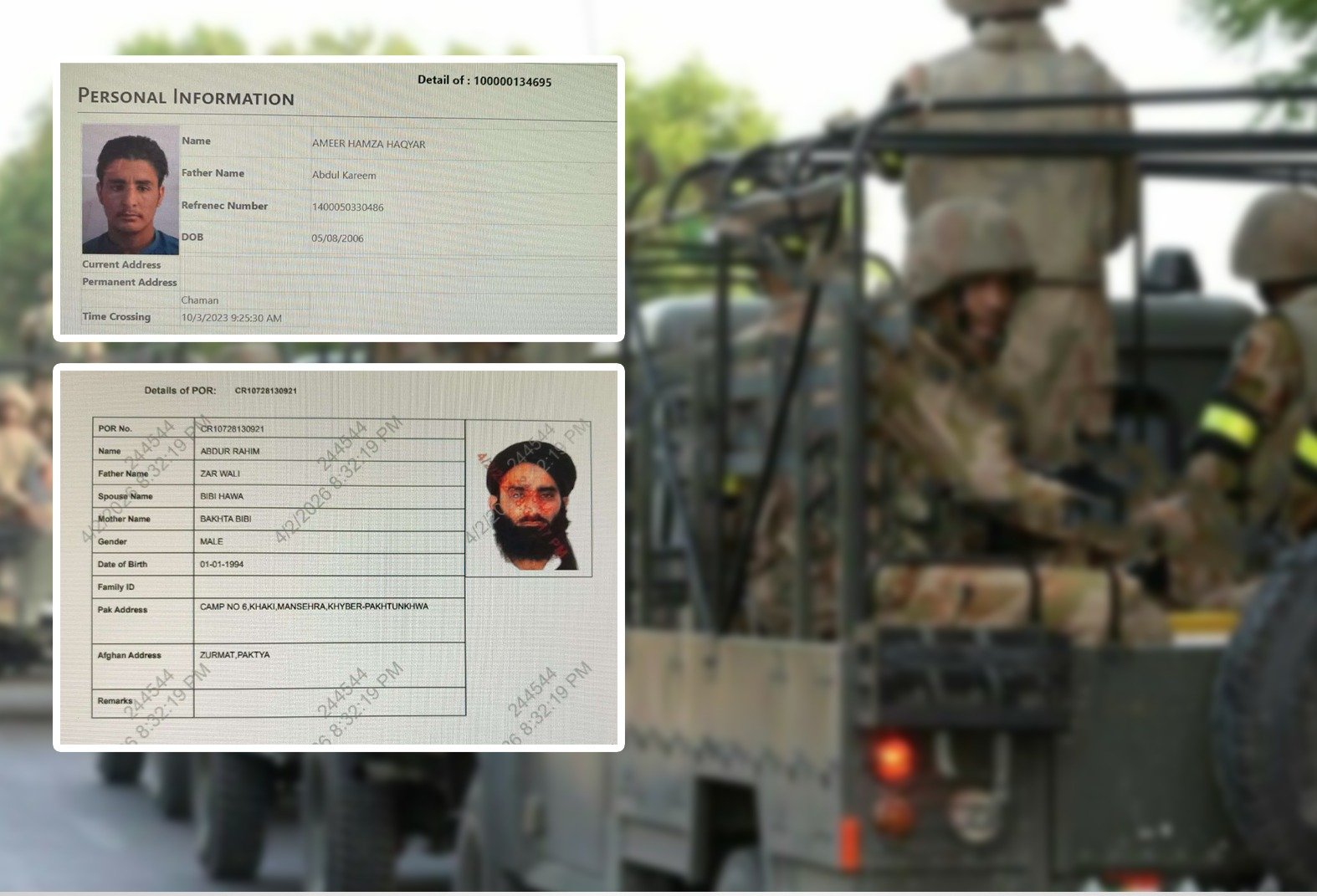 Eight Khwarij killed in North Waziristan identified, two found Afghan nationals