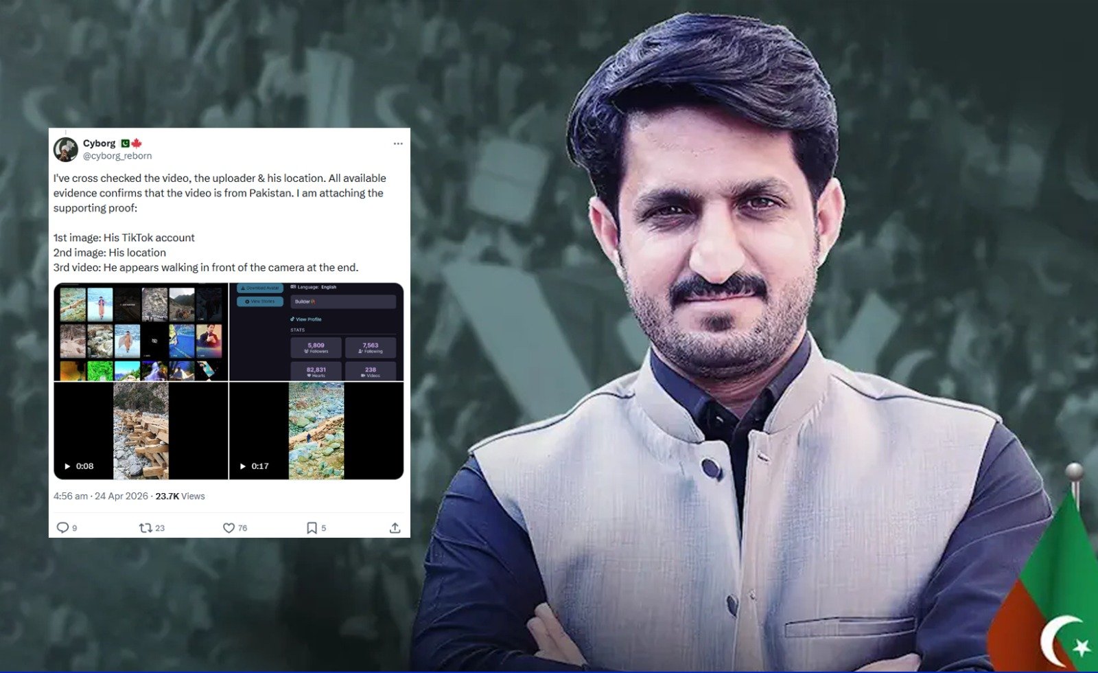 PTI’s Azhar Mashwani deletes his tweet after getting fact checked for deforestation in KP