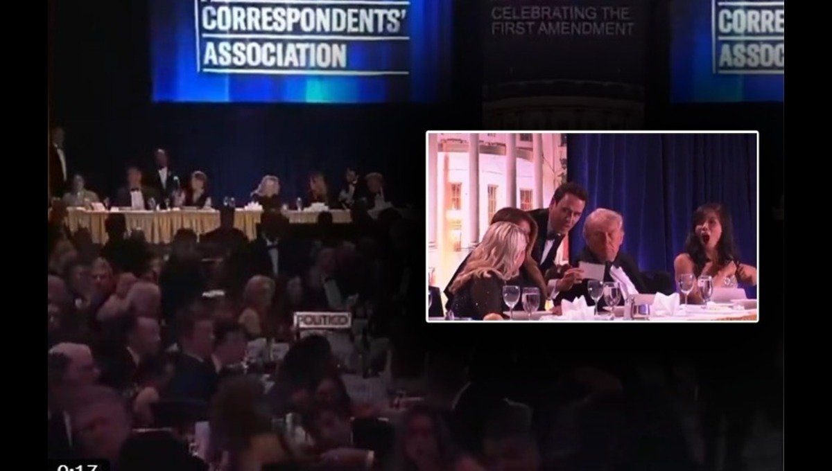 White House dinner disrupted by suspected gunfire, Trump taken to safety